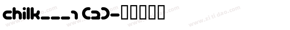 CHILK___1 (2)字体转换